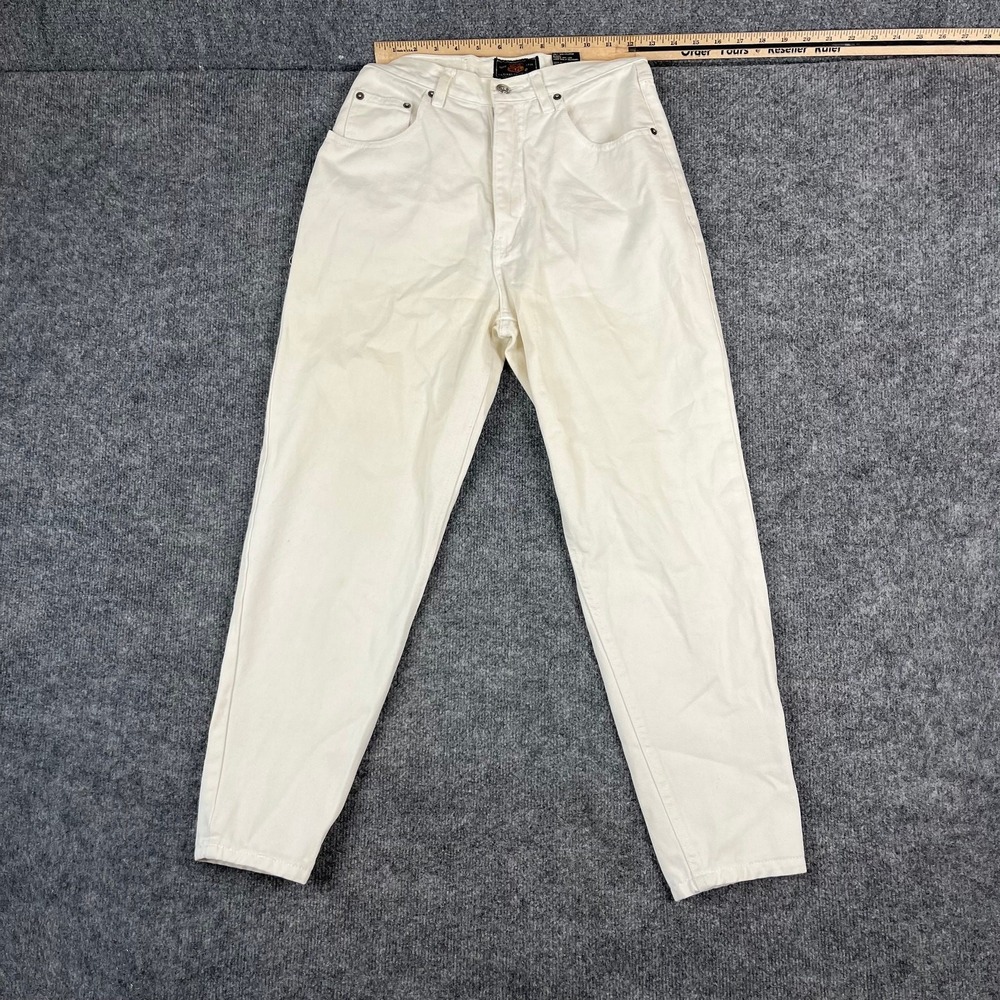 Route 66 Jeans Womens Size 7/8 White High Rise Straight‎ Leg Casual Denim